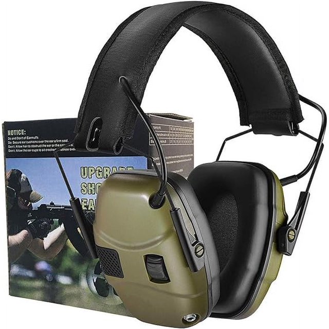 GUCHO Electric Hearing Protection Earmuffs for Shooting Hunting Mowing