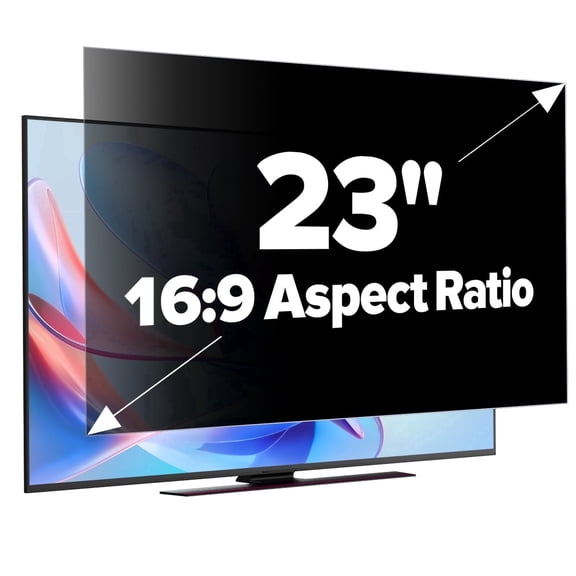 GUDTEKE 23 " Computer Privacy Screen Protector, Anti-Glare and Anti-Blue Light Screen Protector",1 pack