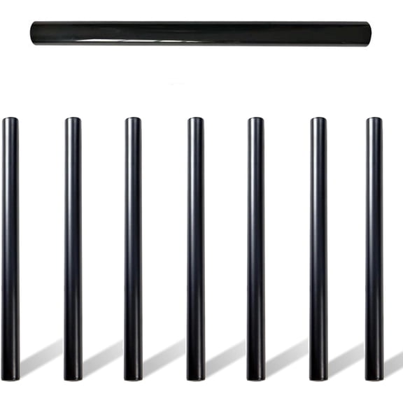 GUENG 8-Pack Solar Light Replacement Stakes, ABS Plastic Extender Poles for Pathway Lights