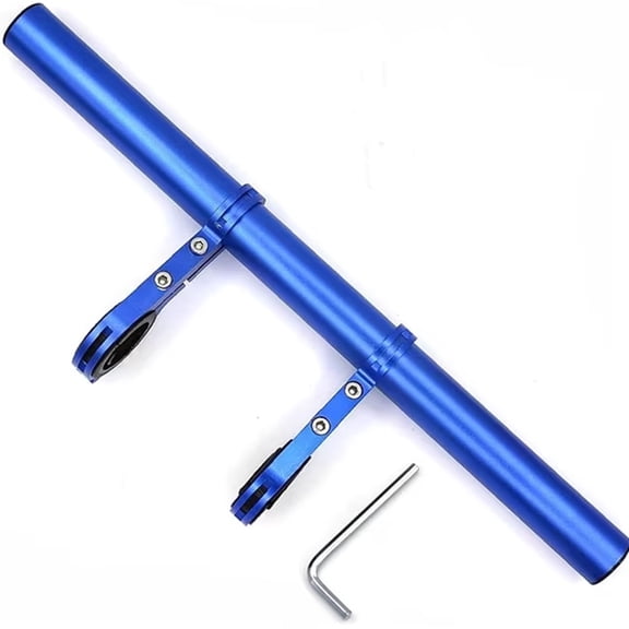 GUENG Bike Handlebar Extender, 11.8" Aluminum Alloy Multi-Functional Bicycle Handlebar Extension Bracket for Phone/GPS/Lights Mount