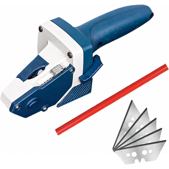GUENG Multi-function Drywall Cutter Tool, Manual Gypsum Board Cutting Tool with 5 Blades & Marking Pencil for Vinyl, Foam, KT Board