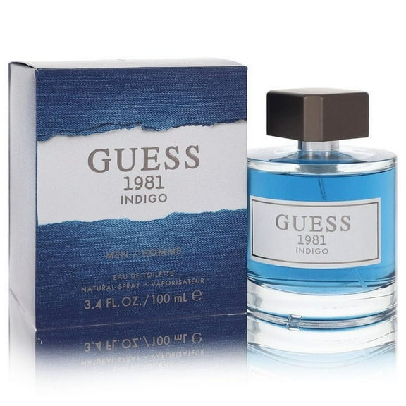 GUESS 1981 INDIGO * Guess 3.4 oz / 100 ml Eau de Toilette Men Cologne Spray