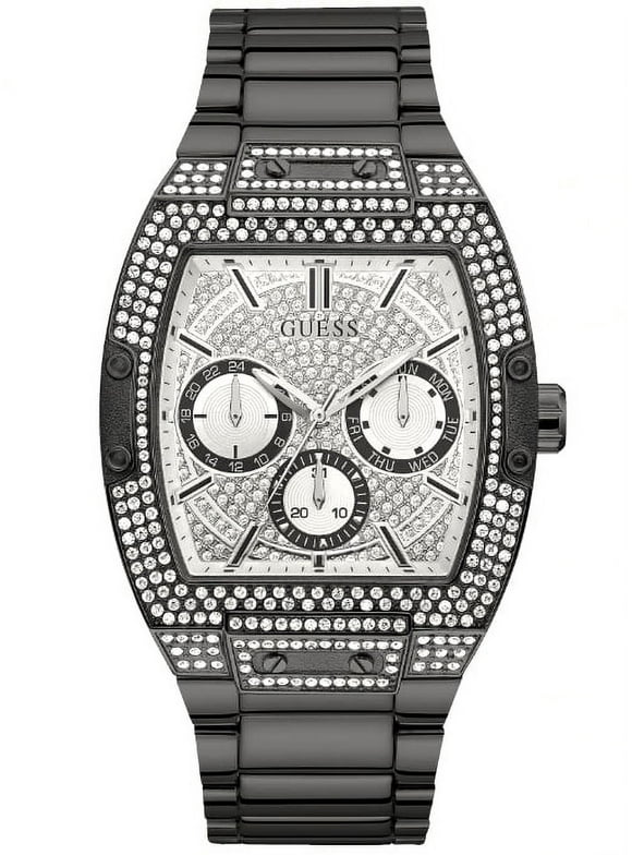 GUESS BLACK CASE BLACK STAINLESS STEEL WATCH GW0094G3