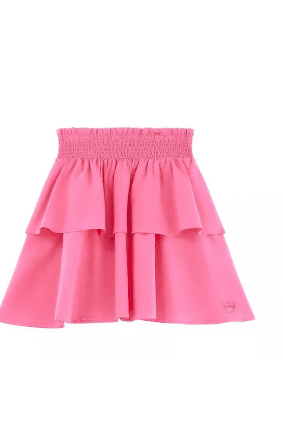 Big Girls Pink Smocked Poplin Skirt, 16