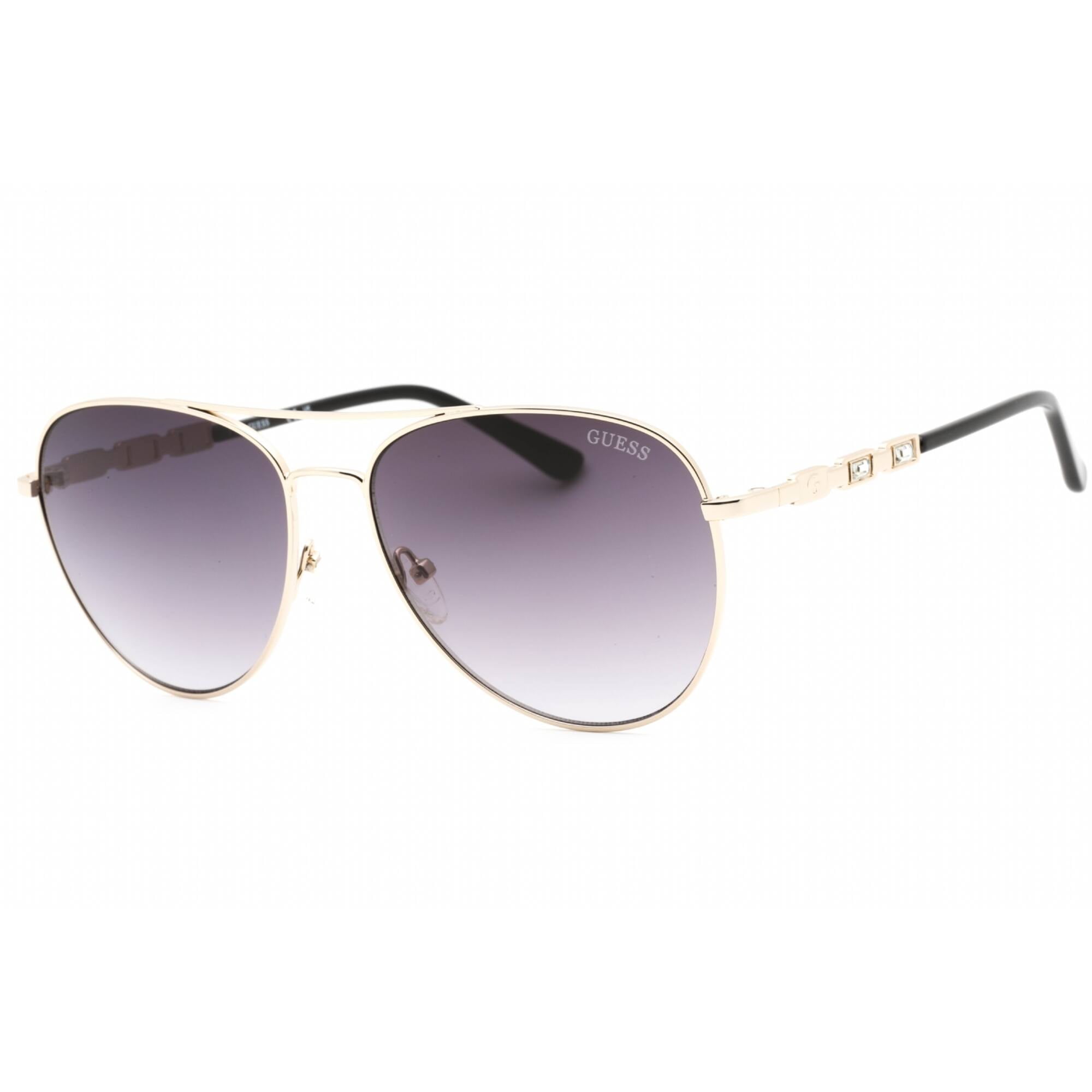 Guess Gold-Tinted Aviator Sunglasses Guess Sunglasses GO00033 O1C-135GLD-Black GOLD Aviators NEW  main image 3