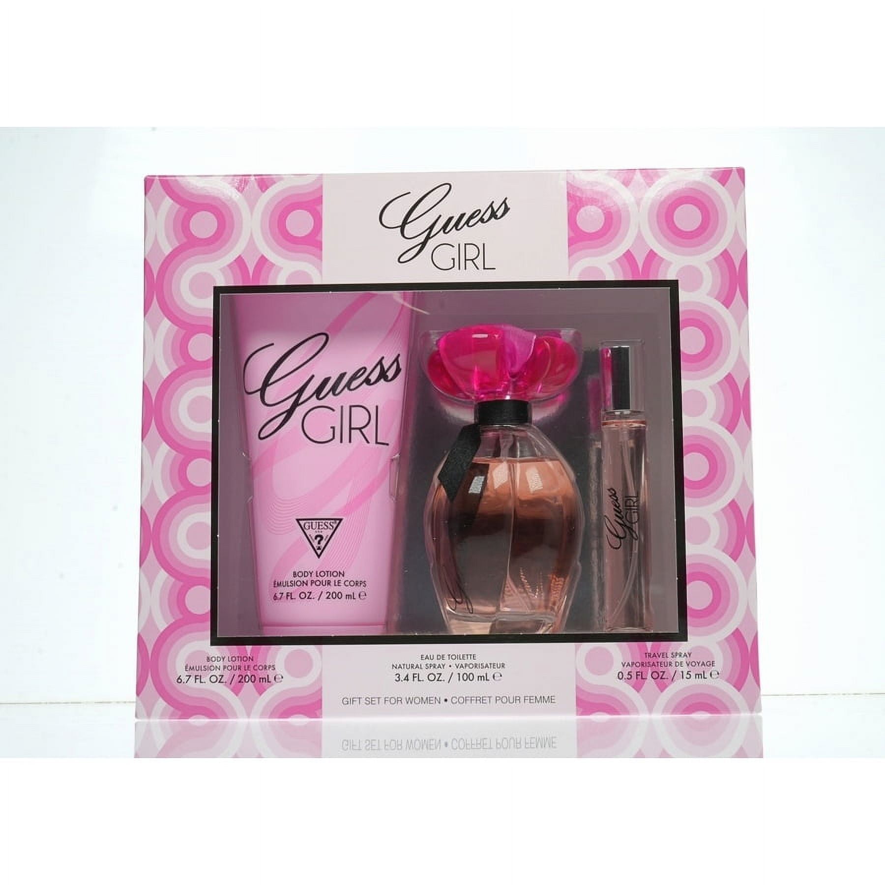 GUESS GIRL by Guess 3 PIECE GIFT SET - 3.4 OZ EAU DE TOILETTE SPRAY for Women