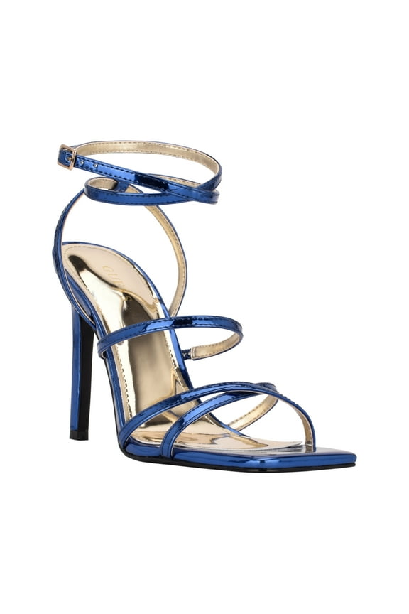 Womens Sabie Dress Sand Blue Mirror Metallic 11M