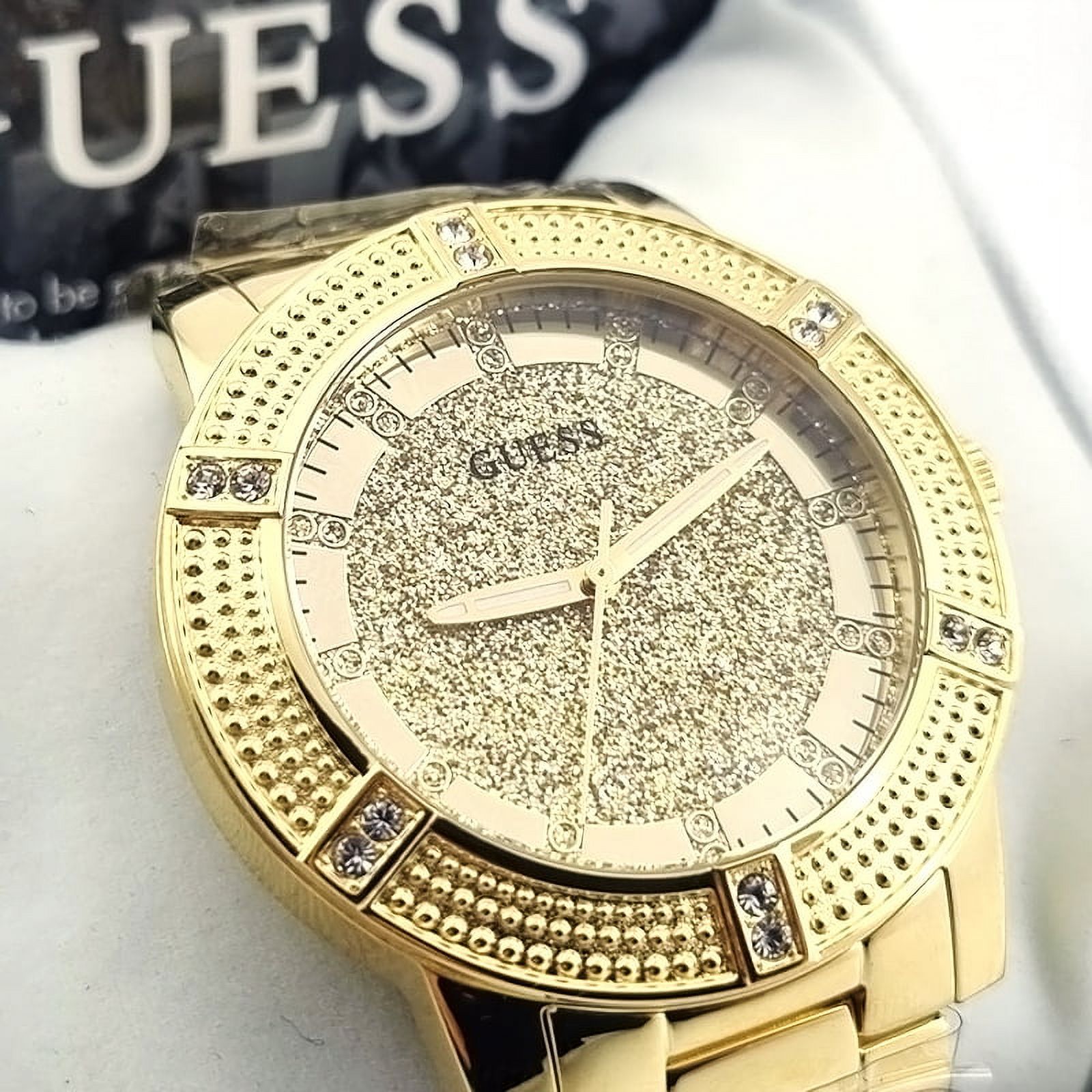 GUESS Gold-Tone Stainless Steal Analog Watch U1347L2 - image 1 of 3