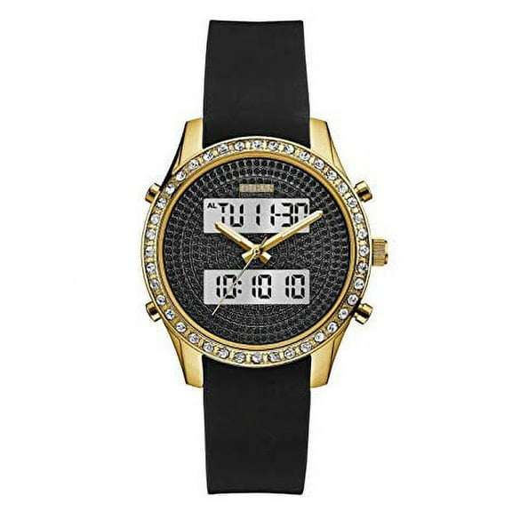 GUESS Goldtone Crystal Watch in GUESS Case U0818L2 Unique