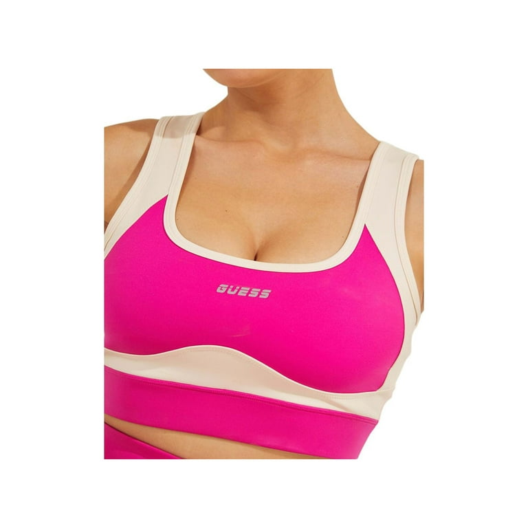GUESS Intimates Pink Compression Cutouts at back Square neckline