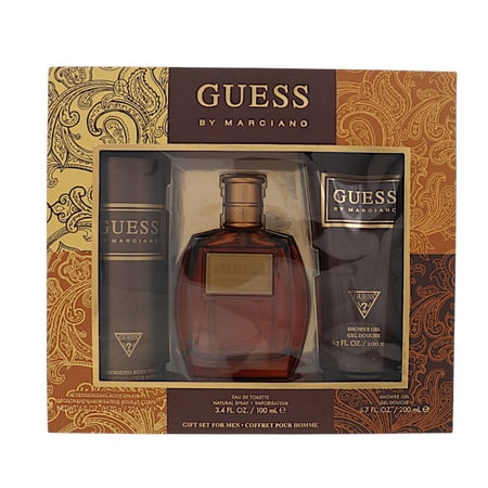 GUESS MARCIANO by Guess 3 PIECE GIFT SET - 3.4 OZ EAU DE TOILETTE SPRAY NEW Box