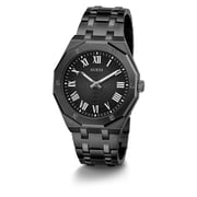 GUESS Mens Analog Black Stainless Steel Watch 42mm