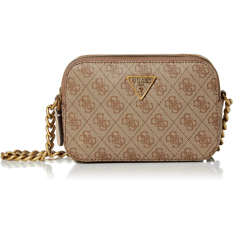 Guess Handbags : Buy Guess Brown Noelle Top Zip Shoulder Bag Online