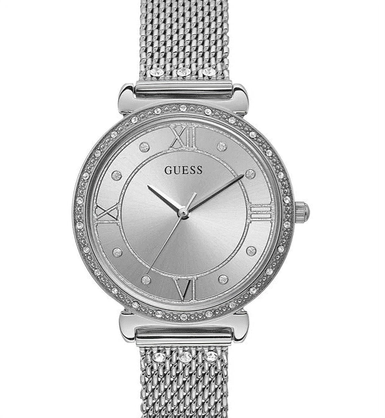 Guess Women's Gold-Tone Stainless Steel Glitz Bracelet Multi-Function Watch  36mm - Gold | CoolSprings Galleria