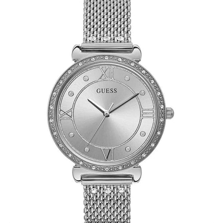 GUESS U1289L1 STAINLESS STEEL MESH BRACELET WATCH 34MM WOMEN WATCHES