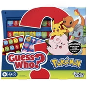 Guess Who? Pokmon Edition Kids Game, Travel Friendly Family Board Games, 6+