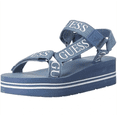 thumbnail image 1 of GUESS Women's Avin Wedge Sandal in Blue, Size 6.5, 1 of 3