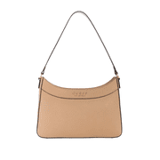GUESS Womens Avon Park Beige Shoulder Bag