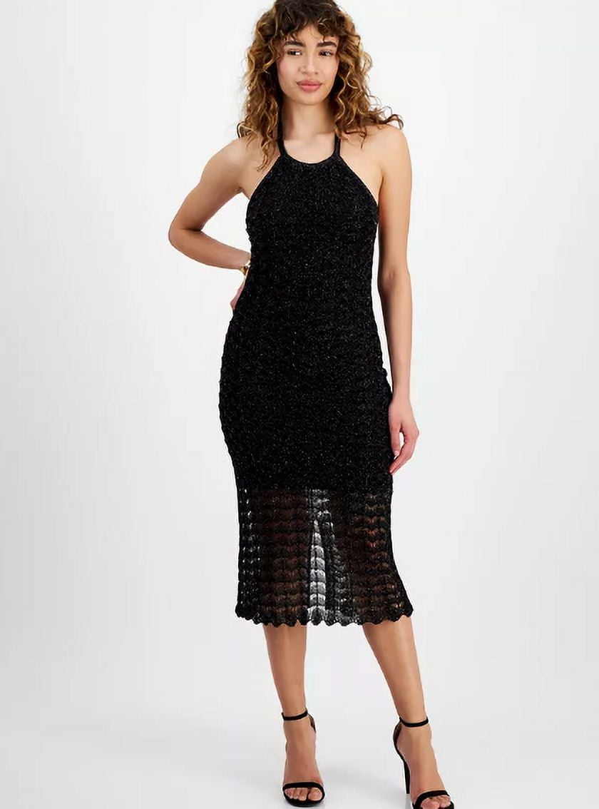 halter neck sheath dress Halter-Neck Sheath Wedding Dress With Open Back And Pearl Buttons main image 0