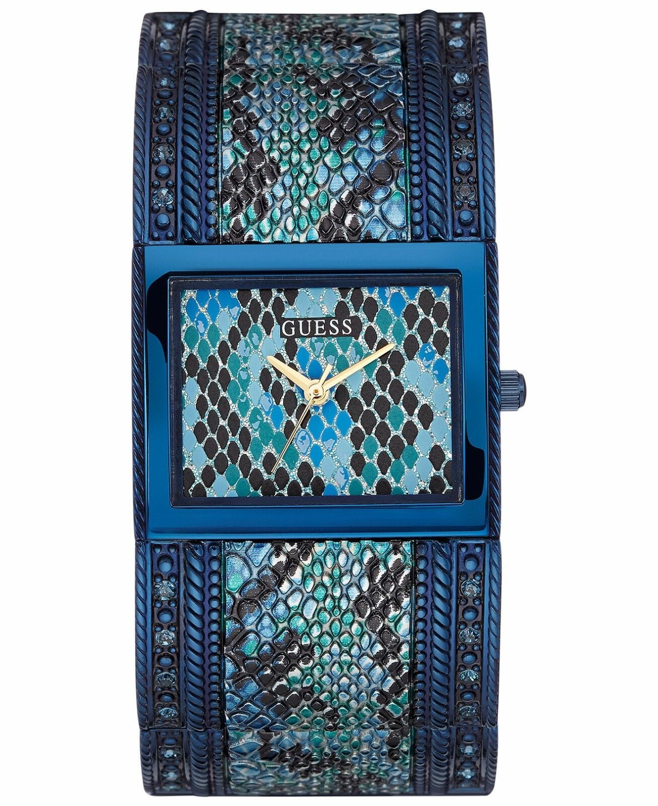 GUESS U0583L1 Blue Python Printed watch Abiha Watch Co (@abiha_watch_co) · Karachi main image 3