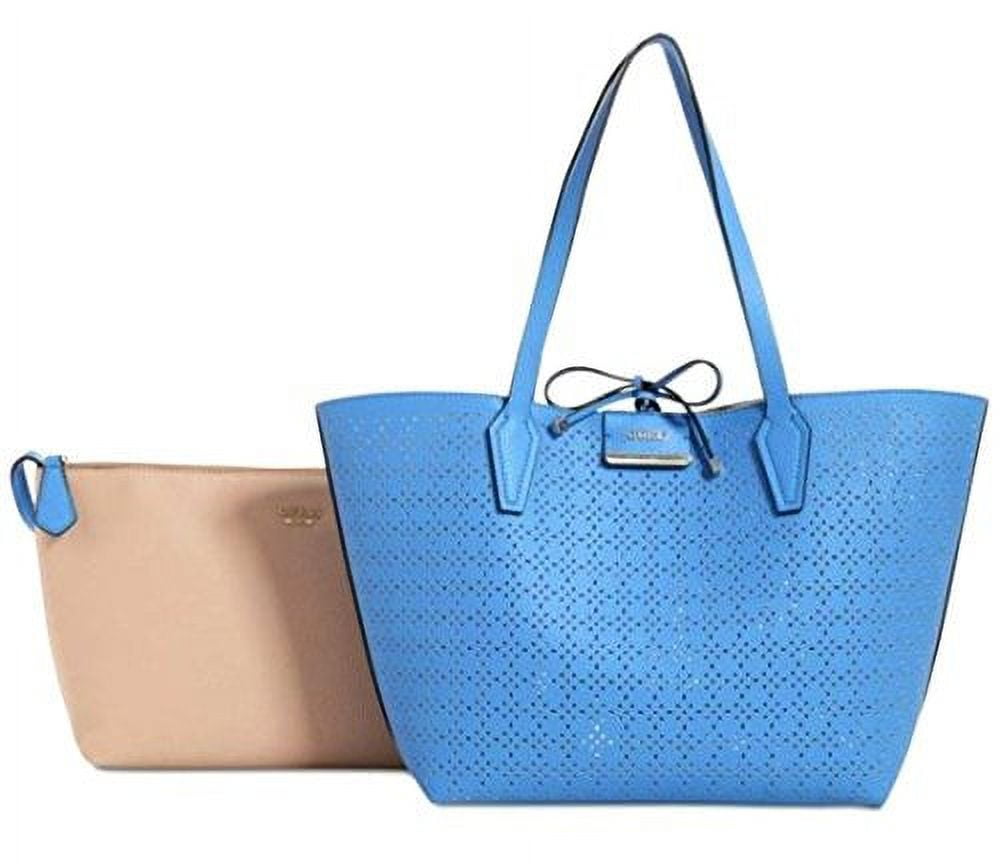 GUESS Women s Bobbi Inside Out Tote Set Blueberry Nude Walmart