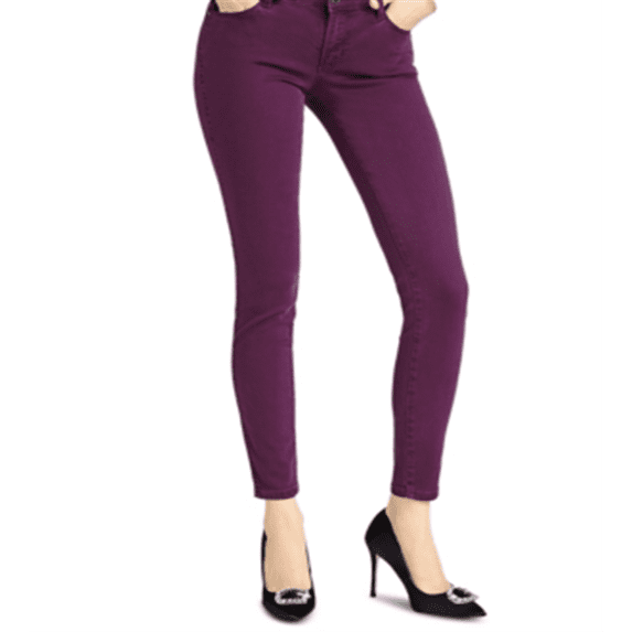 GUESS Women's Curve X Skinny Jeans Purple Size 28
