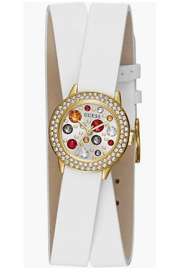 Women's Gold-Tone Rhinestone Analog Watch U1190L1