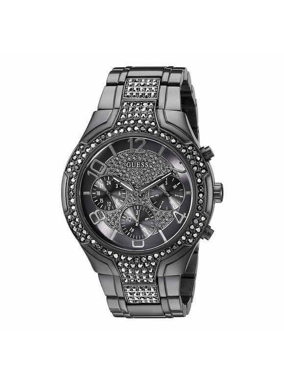 GUESS Women's Gunmetal Chronograph Watch U0628L5
