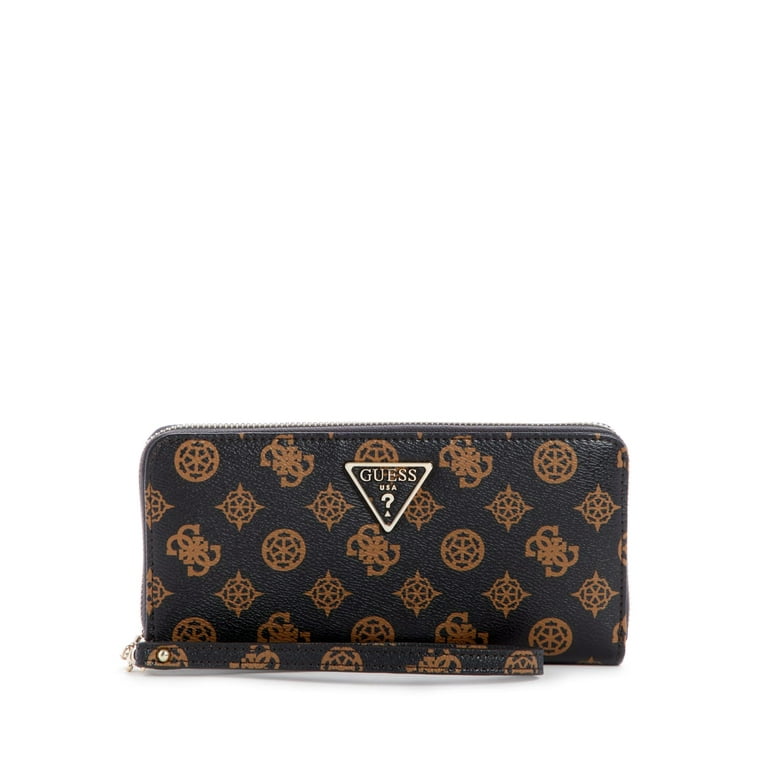 Buy GUESS Brown Womens Zip Closure Wallet