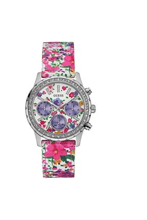 Women's Melody 39mm Multicolor Cloth Band Steel Case Quartz Analog Watch W0903L1