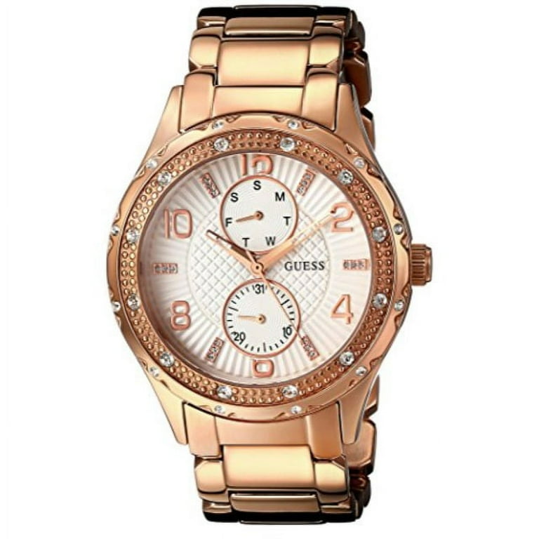 Guess women's quartz stainless steel casual watch sale