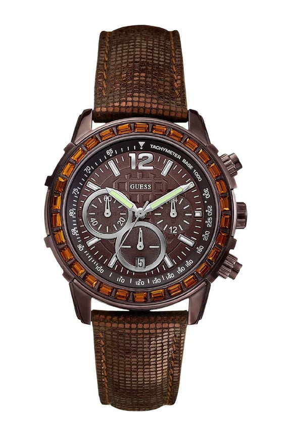Women's U0017L4,Chronograph,Dazzling Hi-Energy,Dark Tone,Crystal Accented Bezel,50m WR