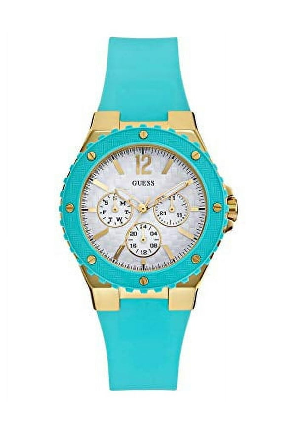 Women's U0149L3 Turquoise and Gold-Tone Sport Watch
