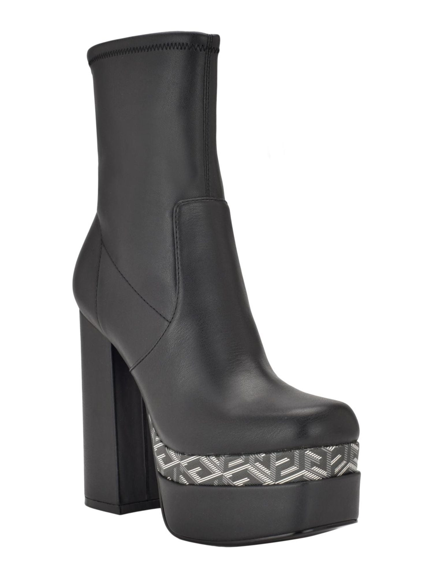 GUESS Womens Black Color Block 2