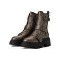 thumbnail image 1 of GUESS Womens Brown Buckle Accent Valicia Round Toe Block Heel Zip-Up Boots 9.5 M, 1 of 1