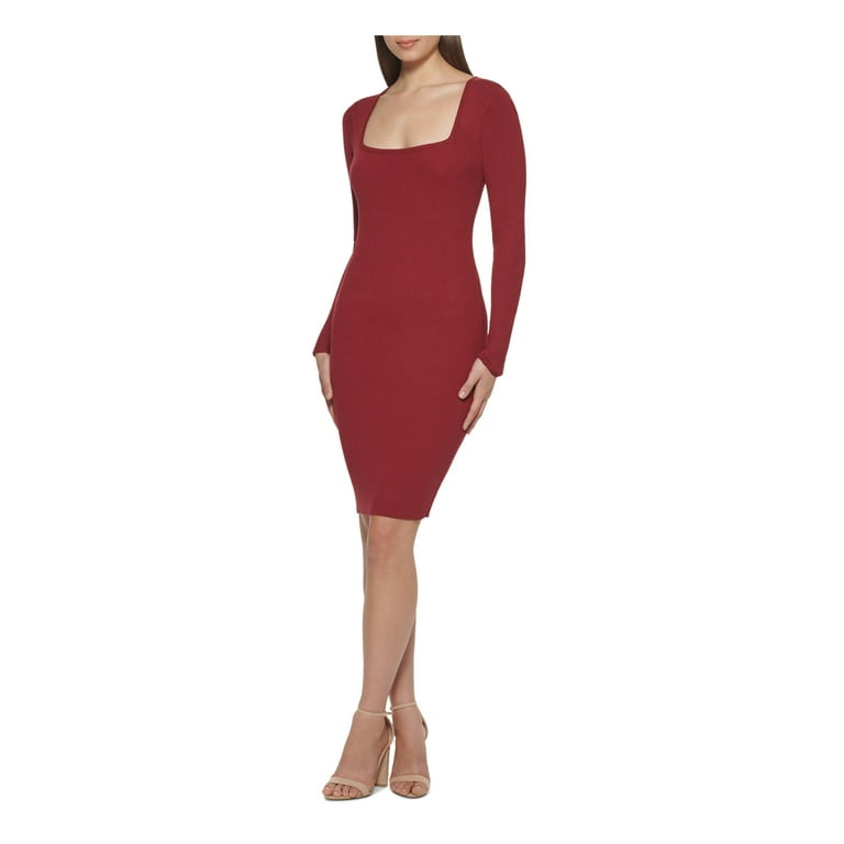 Guess burgundy dress 2025