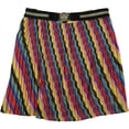 thumbnail image 1 of GUESS Womens Colorful Pleated Skirt, Multicoloured, 28, 1 of 1