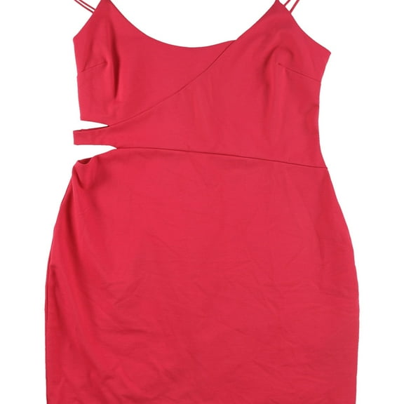 GUESS Womens Cutout Side Tank Dress, Pink, X-Large