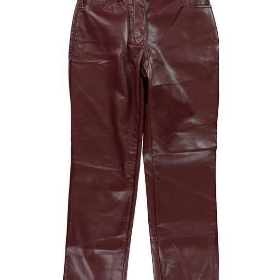 GUESS Womens Kelly Straight Casual Trouser Pants, Purple, 30