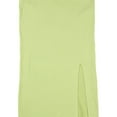 thumbnail image 1 of GUESS Womens Ribbed Midi Skirt, Green, X-Large, 1 of 2