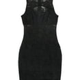 thumbnail image 1 of GUESS Womens Silvana Lace Mini Bodycon Dress, Black, X-Small, 1 of 1