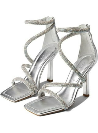 Guess shoes silver on sale heels