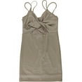thumbnail image 1 of GUESS Womens Sleeveless Mini Dress, Beige, X-Large, 1 of 2
