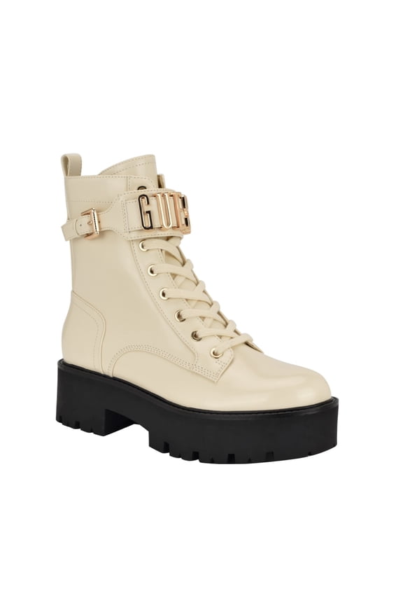 Womens Vaires Lug Sole Cream 7M