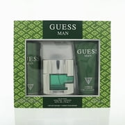 Guess Man 3 Pc Gift Set 2.5oz EDT Spray, 6oz Deodorizing Body Spray, 6.7oz Shower Gel GIFTSET