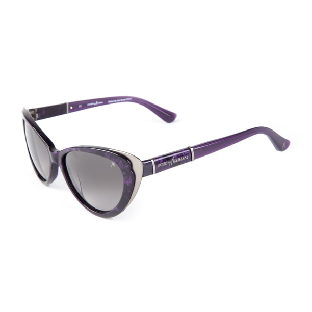 GUESS by Marciano Cateye Sunglasses GM694 56mm Purple Walmart