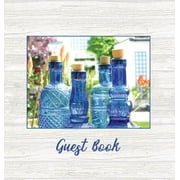 GUEST BOOK HARDBACK, VISITORS BOOK, CO