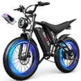 thumbnail image 1 of GUGOIS 20" * 4.0 Electric Bike for Adults/Teens, 750W Electric Mountain Bike, 48V 15.6Ah Battery Fat Tire Ebike, Full Suspension, USB-A, Max.28mph, UL2849, 1 of 11