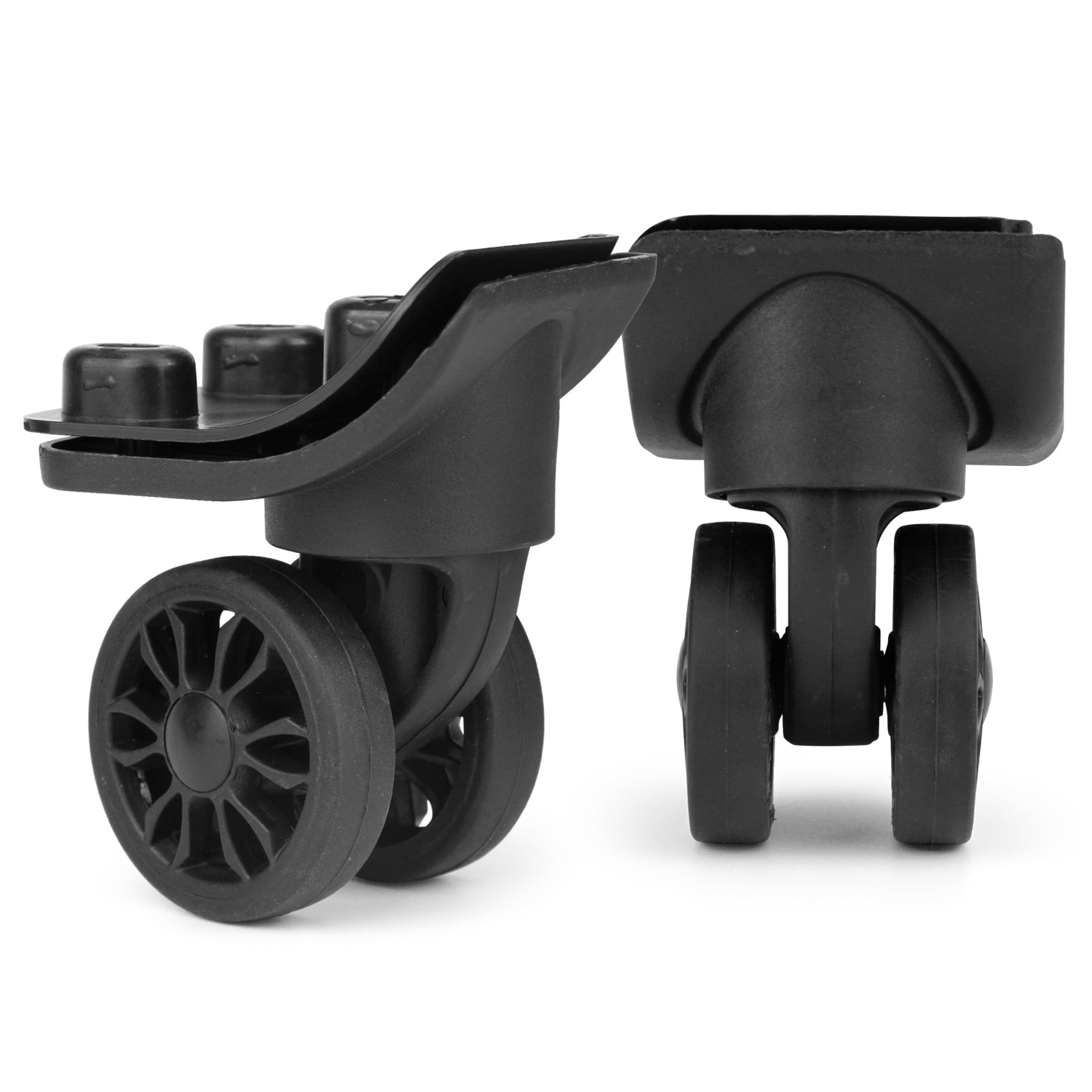 GUGULUZA 1 Pair Luggage Suitcase Wheels Replacement, DoubleRow Wheels