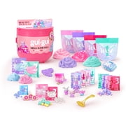 Gui Gui Mega Slime Haul, 50+ Pieces, 5 Scented Slimes Cloud, Clear, Butter, Jelli & Crunch, Premium Beauty Tools, Exclusive Mini Slime, Ages 6+
